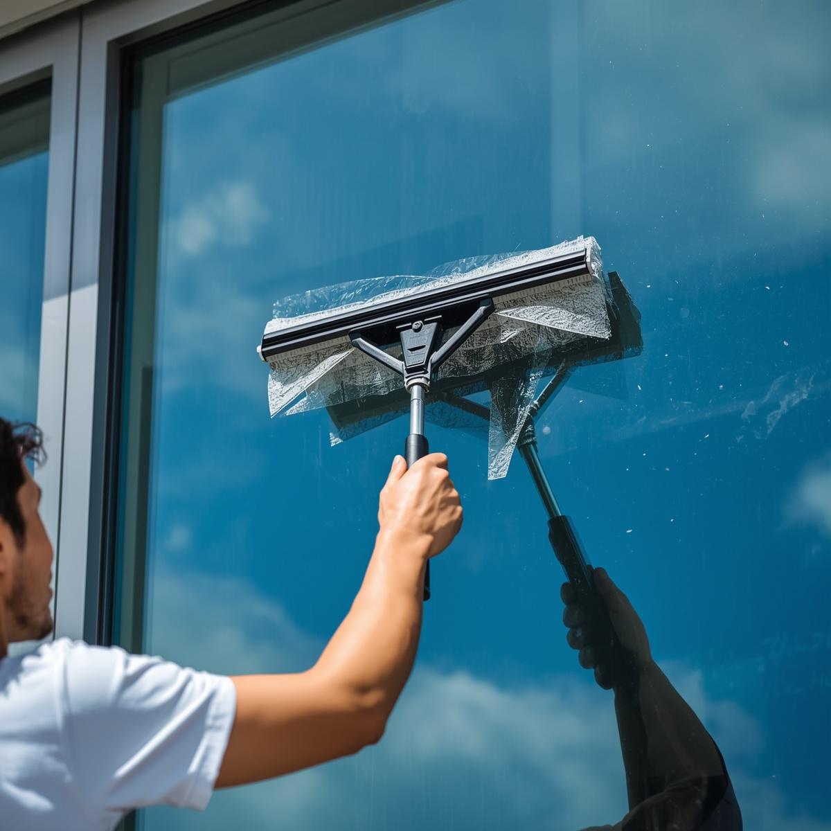 Glas- und Rahmenreinigung